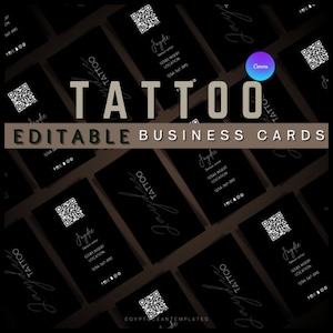 Tattoo business card templates