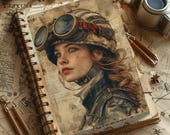 50 Steampunk Journal Pages: Vintage Ephemera, Paper Craft (Digital Download)