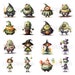 50 Monsters Halloween Cliparts,cute Halloween, Digital Download ...