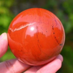 55 MM + Roter Jaspis Sphere,Reiki Heilung,Quarz Kristall Ball,Kristallkugel,Wahrsage Kristall Ball,Jaspis Ball,natürliche Quarz Sphere Geschenk