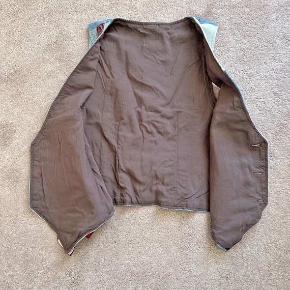 Handmade Upcycled Patchwork Denim Vest Unisex OOA… - image 11