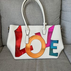 Sac fourre-tout / sac à main Bianca Nygard Satchel multicolore LOVE