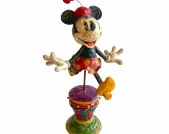 Jim Shore Minnie Mouse Disney-verzamelobject ZELDZAAM Nieuw in doos