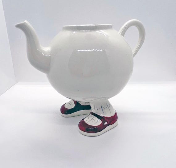 ＊Carlton ware walking Tea Pot＊ Vintage Carlton Ware Walking Ware Tea Pot Mary Janes 1970s NO LID