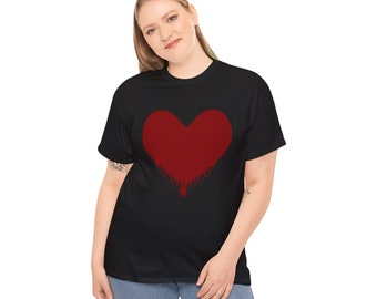 Camiseta unisex con corazón