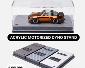1:64 Scale Motorized Wheels Spinning Dyno Showcase Display