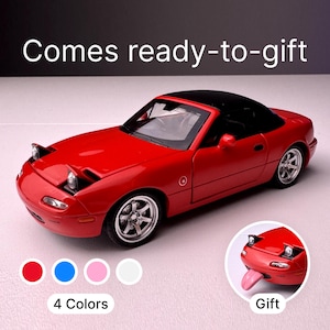 1/32 Scale Mazda MX-5 Miata Pop Up Headlight Removable Hardtop without Case