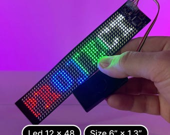 Flexible Small LED Car Sign – Display Nickname, Text or GIF Images