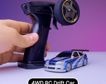 1:43 Mini RC 4WD Car Need For Speed BMW M3 GTR Tribute