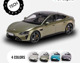 1/24 Scale EV Xiaomi SU7 Alloy Model Car Collectible