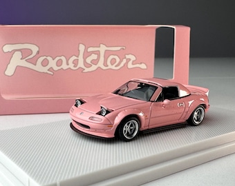 1/64 Mazda MX-5 Pop-up koplamp Afneembare hardtop vitrinekast Gegoten speelgoed