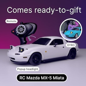 1:18 Mini RC Car Mazda MX-5 Miata 2.4G RWD Head Lights