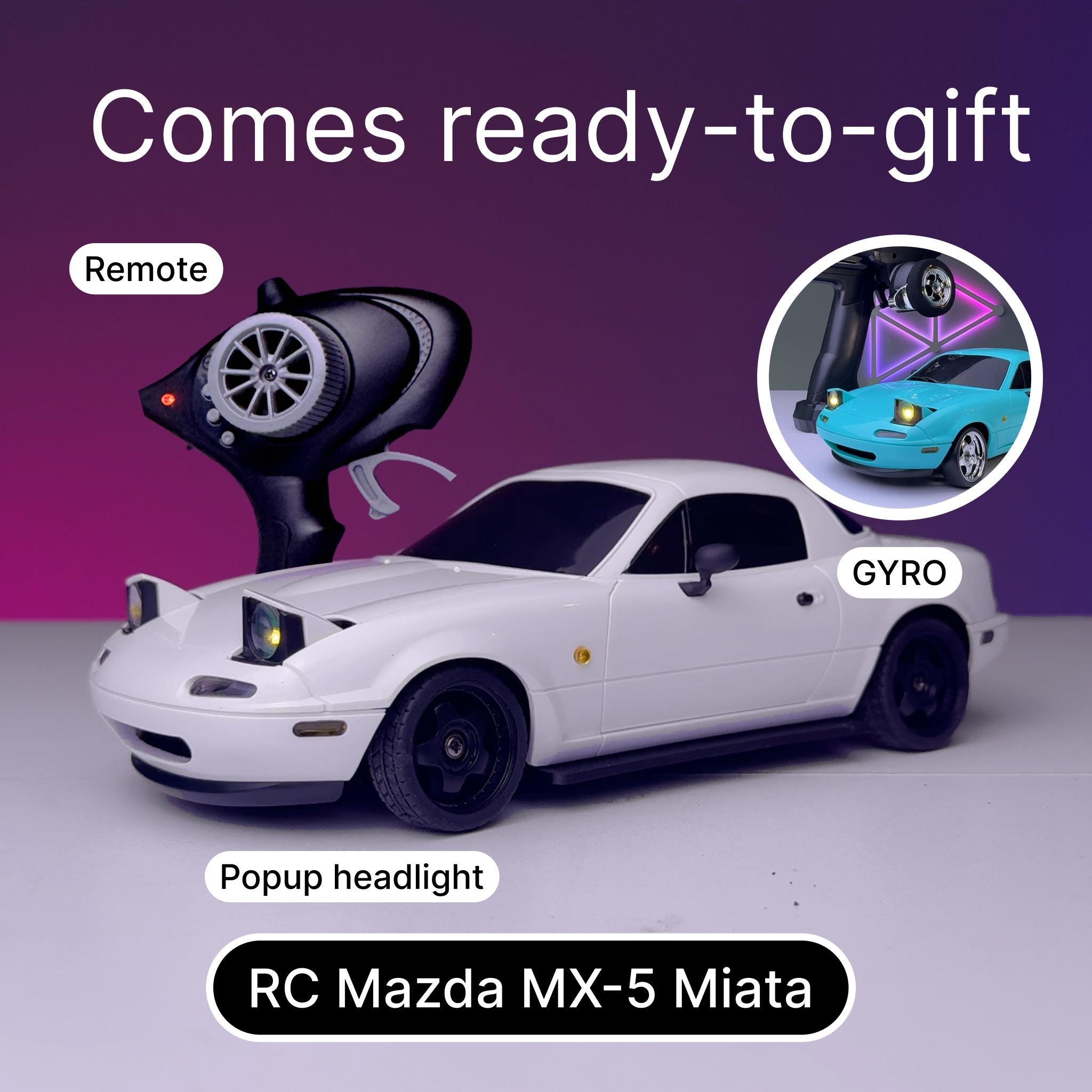 1:18 Mini RC Car Mazda MX-5 Miata 2.4G RWD Head Lights - Etsy