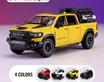 1/32 Scale RAM 1000 TRX Mammoth Pickup Truck Model with Headlight without Case