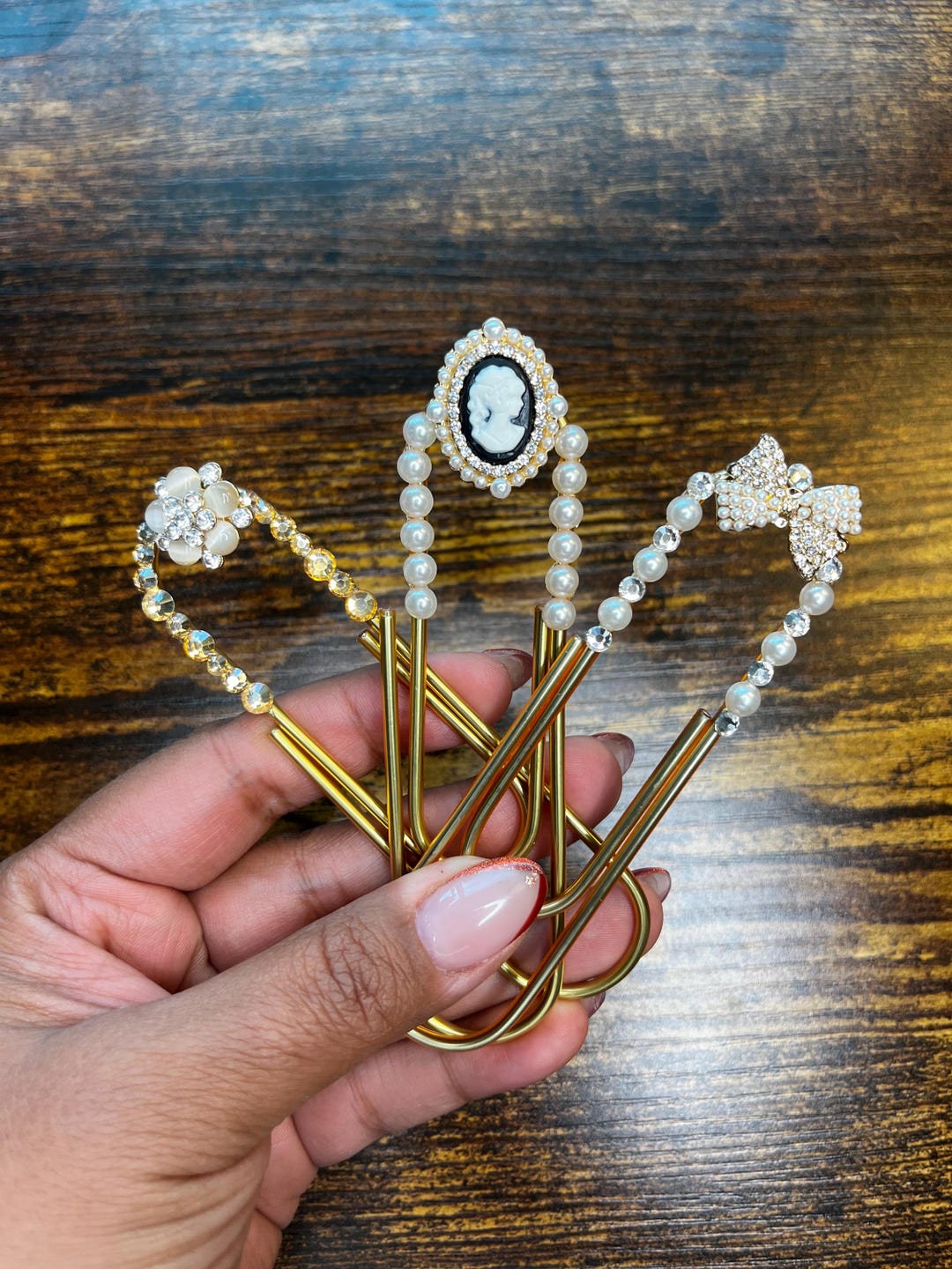 Paper Clips Accessory Elegant Embellished Paper Clip: Savings Planner Accessory - Etsy