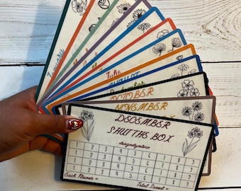 Monthly Mini Shut the Box Savings Challenge | Fun Dice Game Budget Tracker | Cash Envelope Game