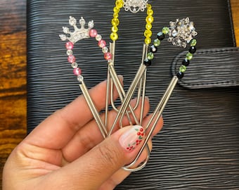 Wicked Elegant Paper Clip | Decorative Jumbo Clip | Savings | Planner Accessories