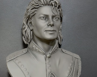 Estatuilla de Michael Jackson sin pintar / Varios tamaños