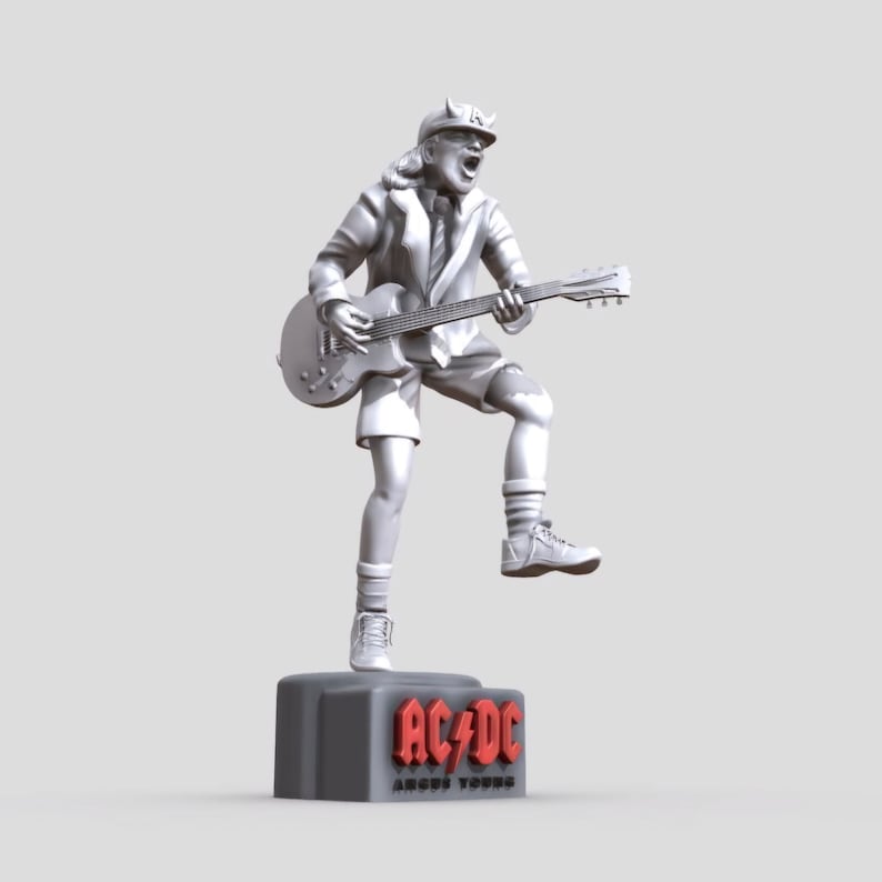 Angus Young ACDC Statuette Various Sizes - Etsy