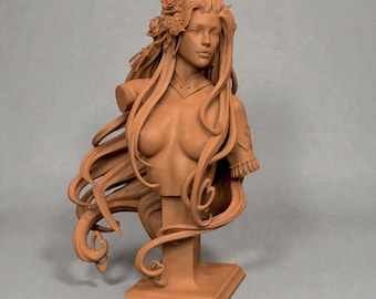 Aphrodite Romantic Bust Statue | Mythological Goddess Sculpture | Various Sizes & Finishes