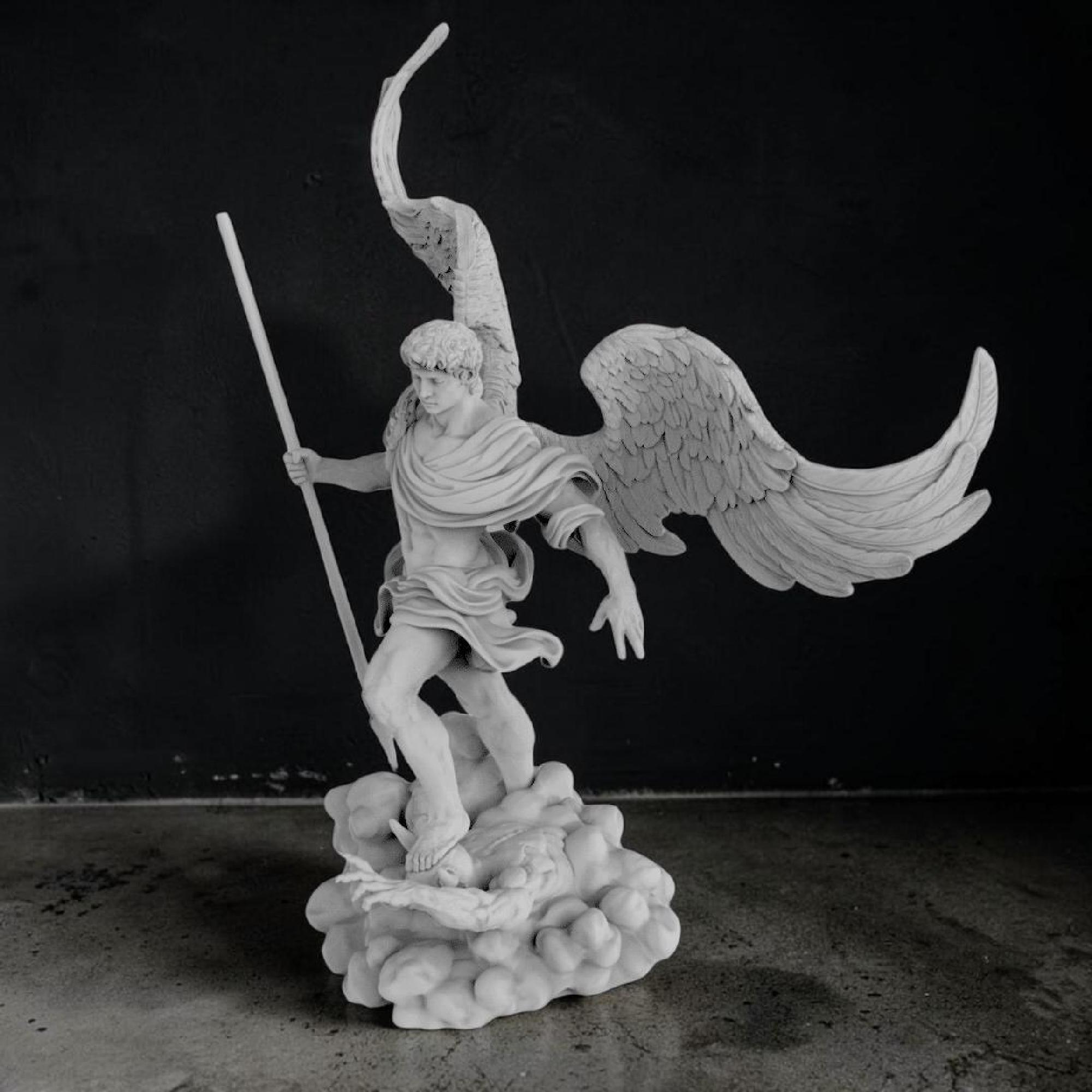 Saint Michael the Archangel Statue – Timeless Religious Figurine in ...
