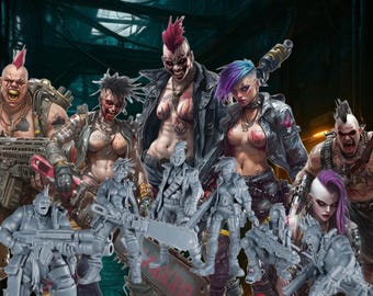 Tabletop Minis | Fornax Indus Gang | Eskice Miniature