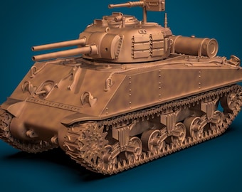 Tabletop Minis | United States M4A3R3 Sherman Zippo Tank