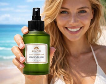 Spray autobronceador orgánico: Bronce natural, fórmula enriquecida con vitaminas.