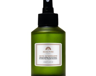 Agua autobronceadora Tan Tan: autobronceador orgánico vegano sin sol