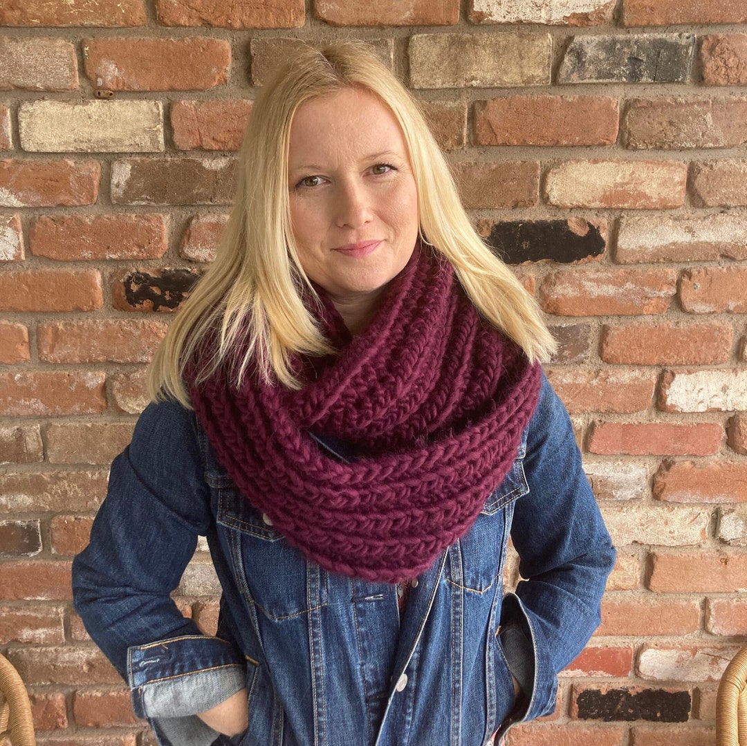 Super Chunky Infinity Scarf - Etsy