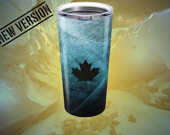 Vaso de acero inoxidable Rainbow Six Siege Black Ice de 20 oz (2.0 oz) - Regalo para gamers - Aislamiento de doble pared