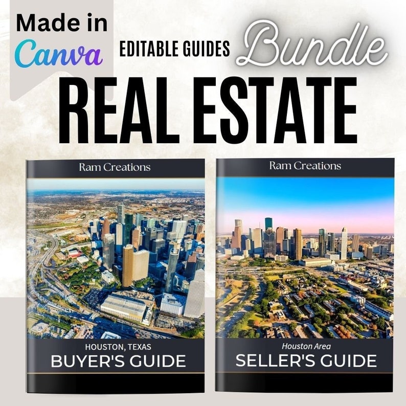 Real Estate Buyer & Seller Guide Bundle: Canva Templates - Etsy