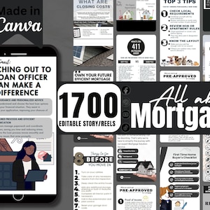 1700+ Mortgage Social Media Templates: Loan Officer Marketing (Canva)