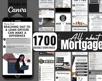 1700+ Mortgage Social Media Templates: Loan Officer Marketing (Canva)
