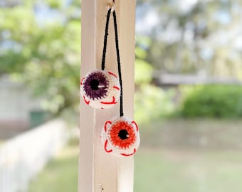Crochet Eyeball Car Hangers