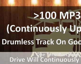 La unidad MP3 Drumless Track se actualiza continuamente