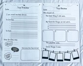 Kids’ Travel Journal Printable
