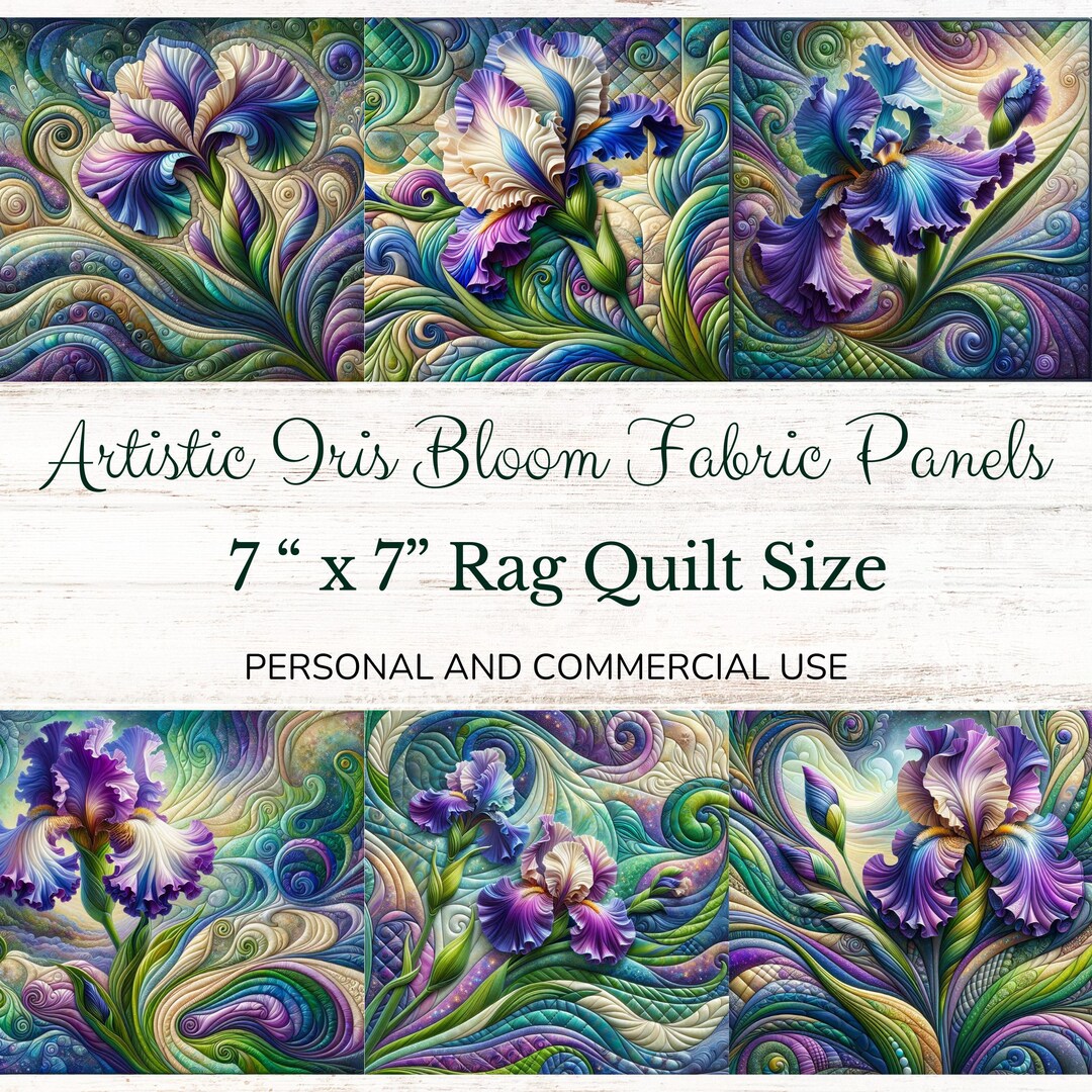 Panel Rag Quilt Printable Fabric Panels – 7