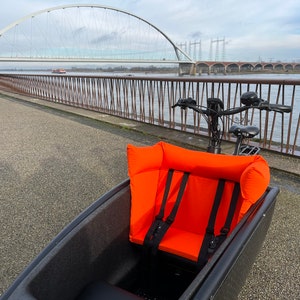 Cargo Bike Cushion Orange