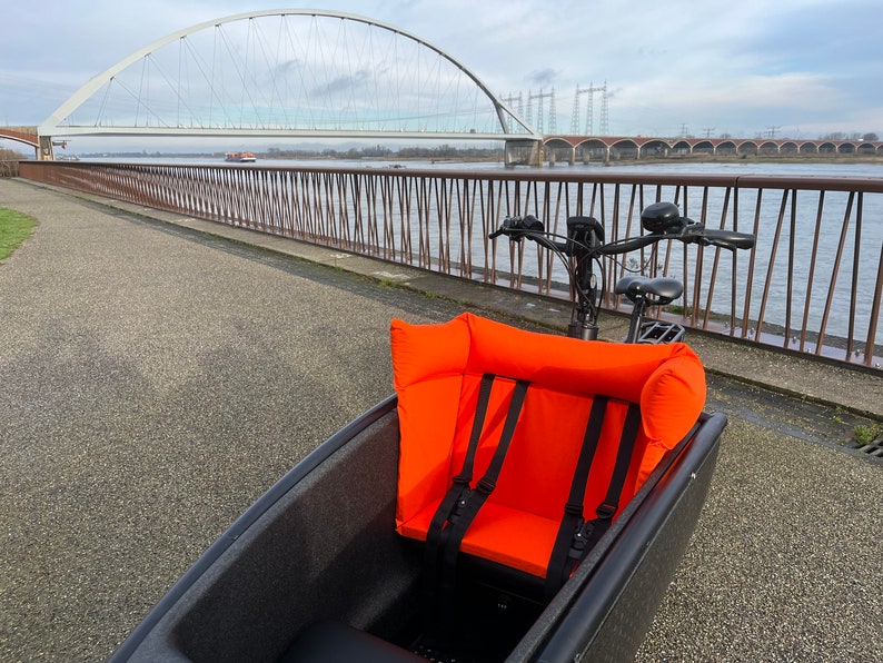 Lastenfahrradkissen Orange