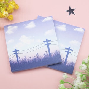 Landsbygdslandskap Posters: Fridfull brevpapperspresent