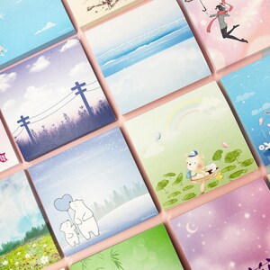 Whimsical Hot Air Balloon Sticky Notes: Dreamy Sky Memo Pads - Etsy