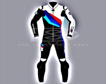 BMW MOTORBIKE RACING leather 1 piece/2 piece suit for Men/Women