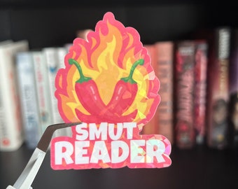 Smut Reader Sticker | Bookish Sticker | Vinyl Sticker | Spicy Sticker | Stickers for Kindle | Book Sticker | Book Lover Sticker