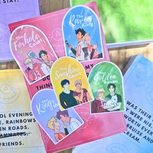 All for the Game Series Vinyl Stickers | Holographic Books (3"x2")