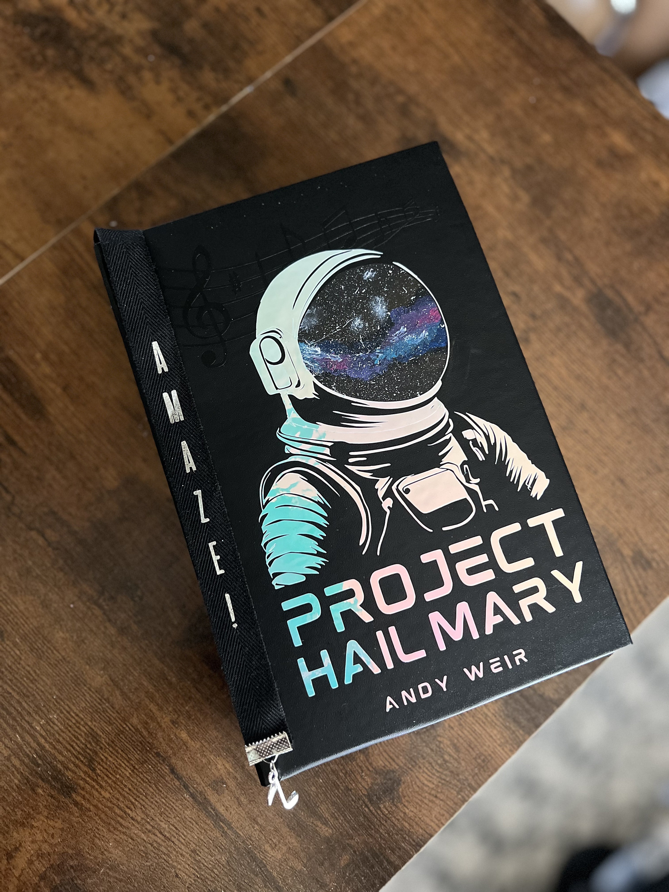 Project Hail Mary Rebound Hardcover & Sprayed Edges - Book Binding