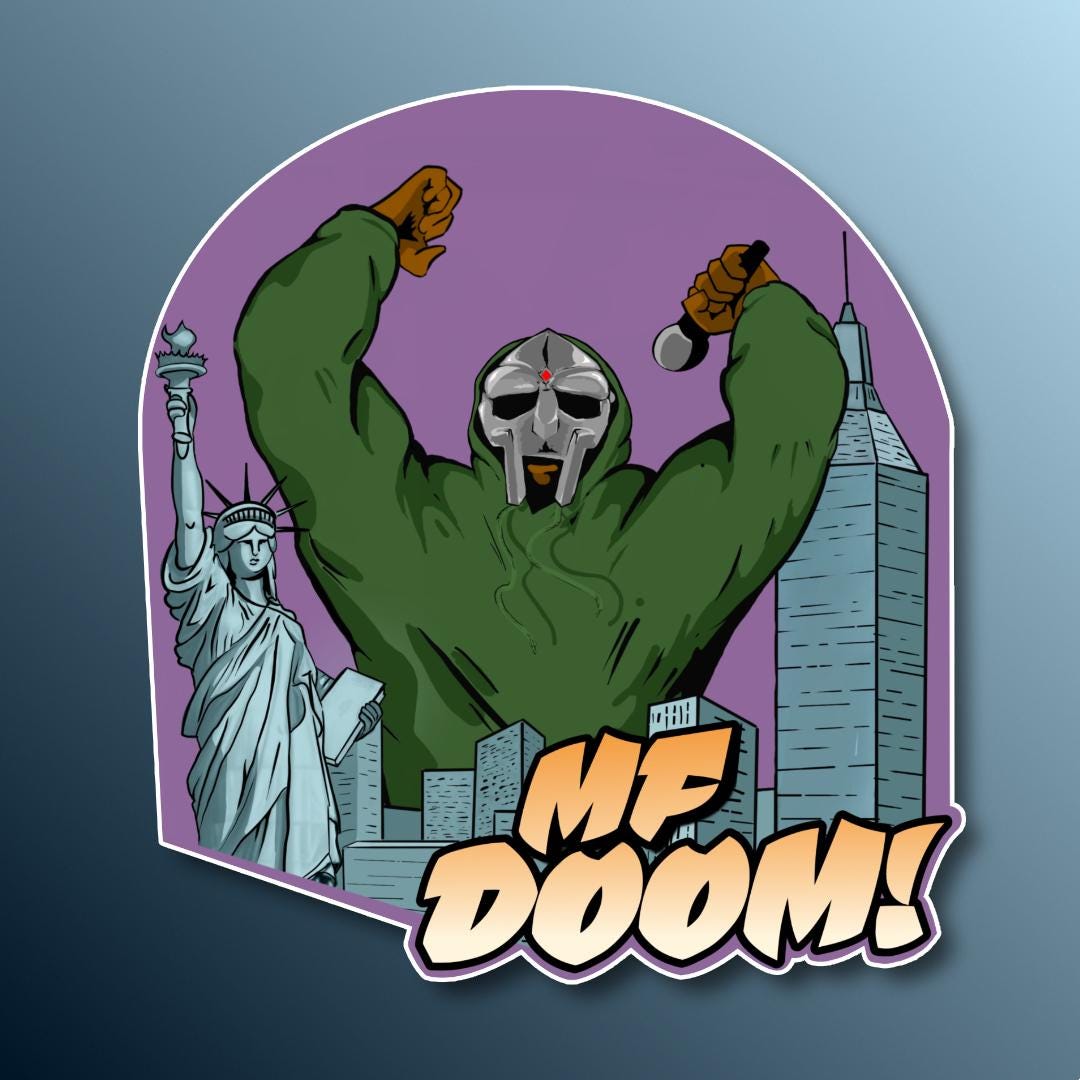 MF DOOM Sticker Pack - Etsy