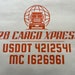 Custom US DOT Logo Stickers Truck Decals Semi Truck Van Lettering Truck ...