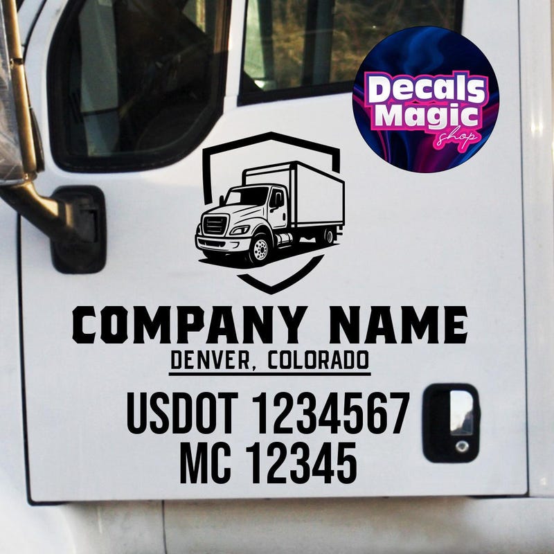 Custom Box Truck Decal - Etsy