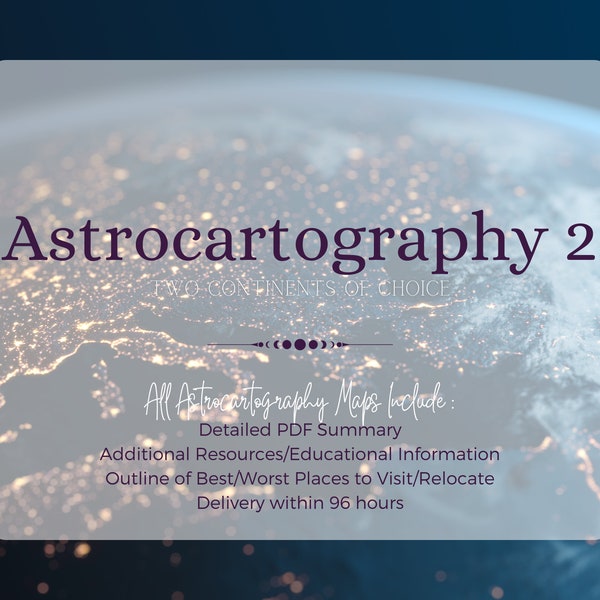 Astrokartographie 2 | Zwei Kontinente nach Wahl